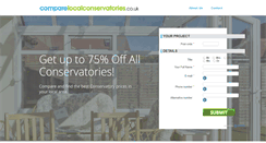 Desktop Screenshot of comparelocalconservatories.co.uk